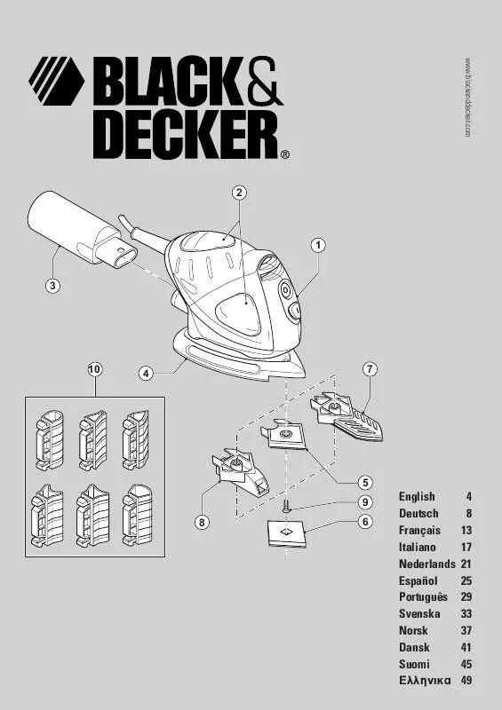 Mode d'emploi BLACK & DECKER KA165GT