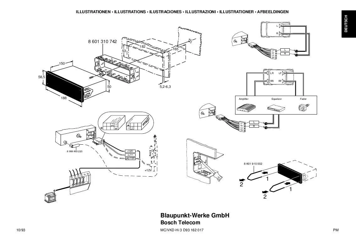 Mode d'emploi BLAUPUNKT ACR 3230