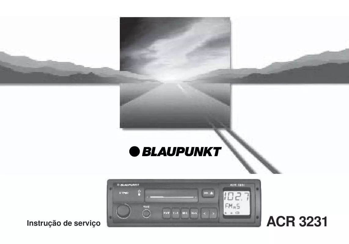 Mode d'emploi BLAUPUNKT ACR 3231