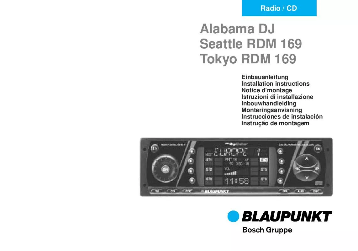 Mode d'emploi BLAUPUNKT ALABAMA DJ