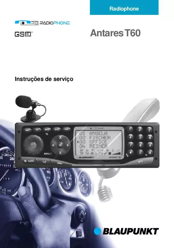 Mode d'emploi BLAUPUNKT ANTARES T60