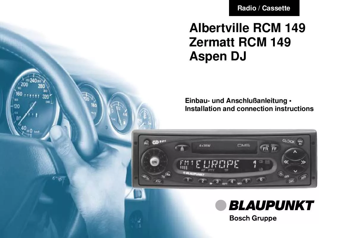 Mode d'emploi BLAUPUNKT ASPEN AG FUER DJ