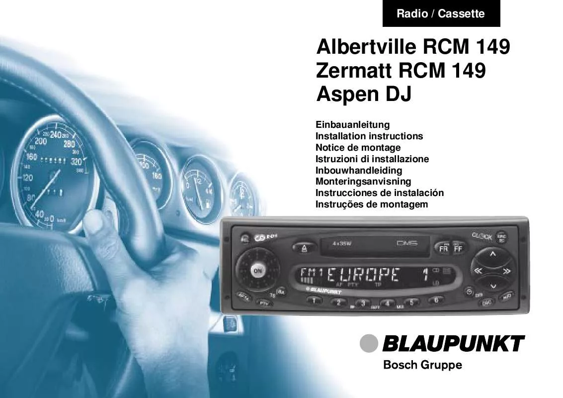 Mode d'emploi BLAUPUNKT ASPEN DJ