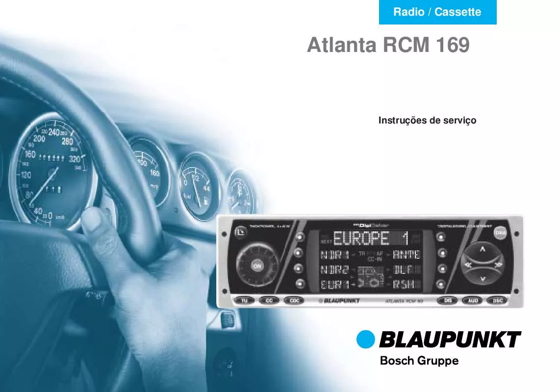 Mode d'emploi BLAUPUNKT ATLANTA RCM 169