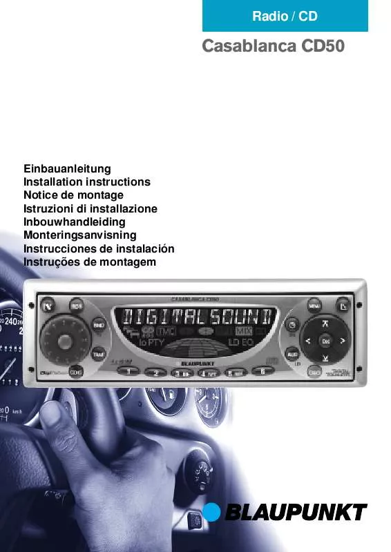 Mode d'emploi BLAUPUNKT CASABLANCA CD50