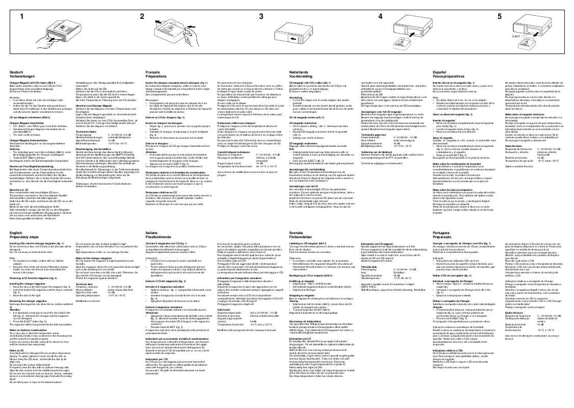 Mode d'emploi BLAUPUNKT CDC A04