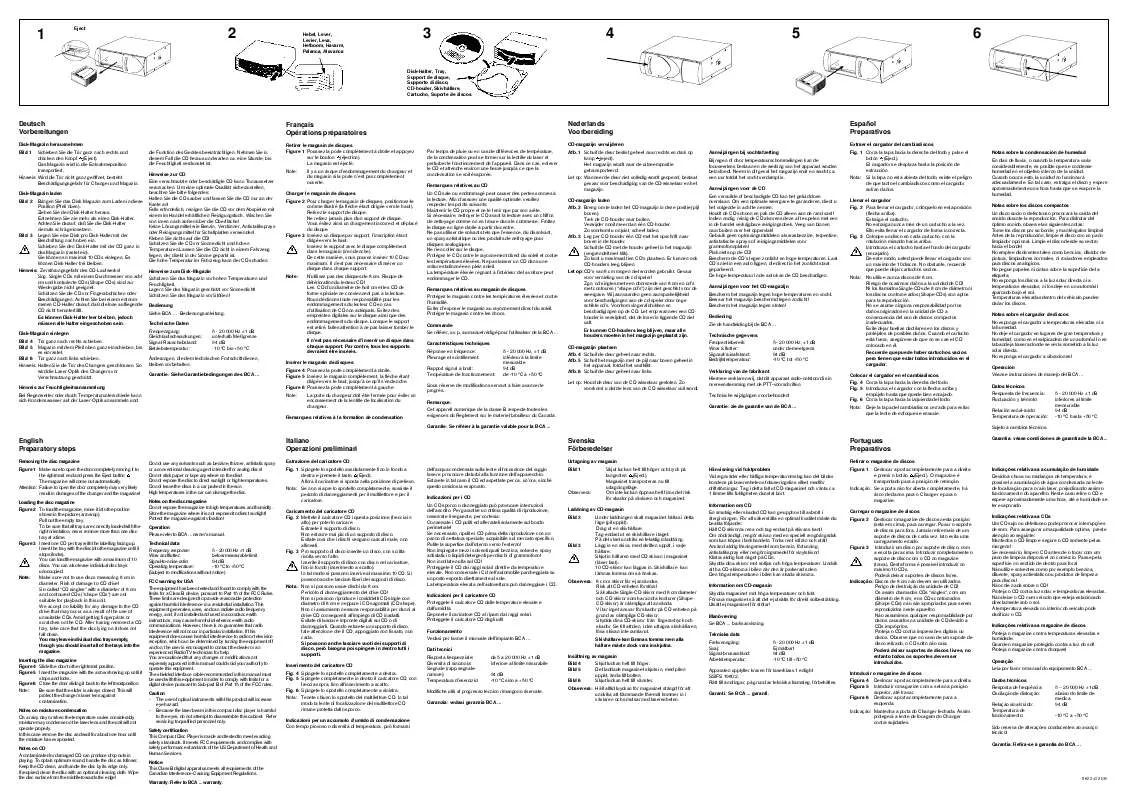 Mode d'emploi BLAUPUNKT CDC A08 T HANDEL