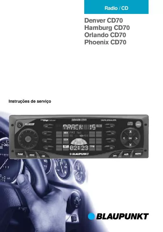 Mode d'emploi BLAUPUNKT DENVER CD 70