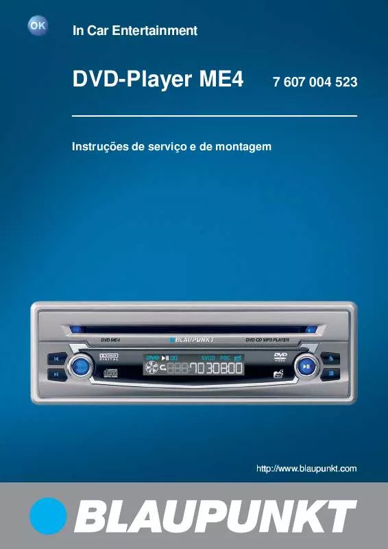 Mode d'emploi BLAUPUNKT DVD-PLAYER ME4 EU