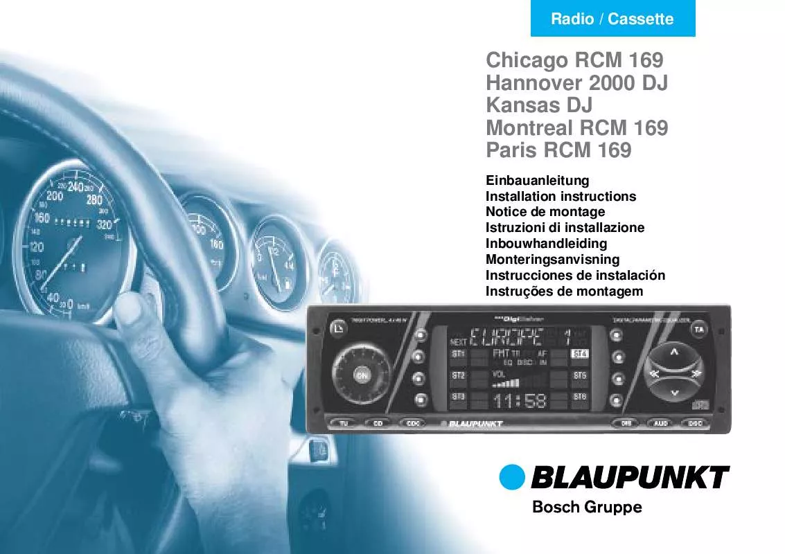 Mode d'emploi BLAUPUNKT HANNOVER 2000 AG F.