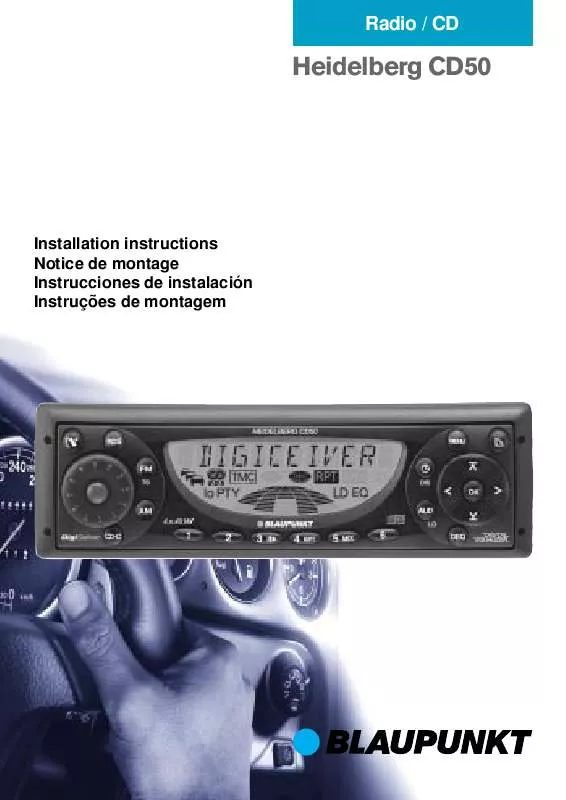 Mode d'emploi BLAUPUNKT HEIDELBERG CD50 U