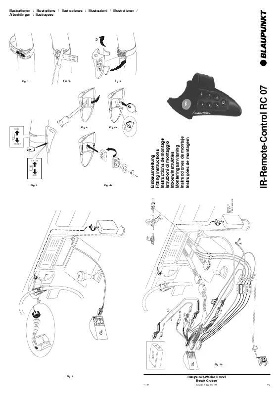 Mode d'emploi BLAUPUNKT RC-07