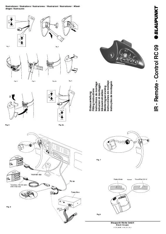 Mode d'emploi BLAUPUNKT RC-09