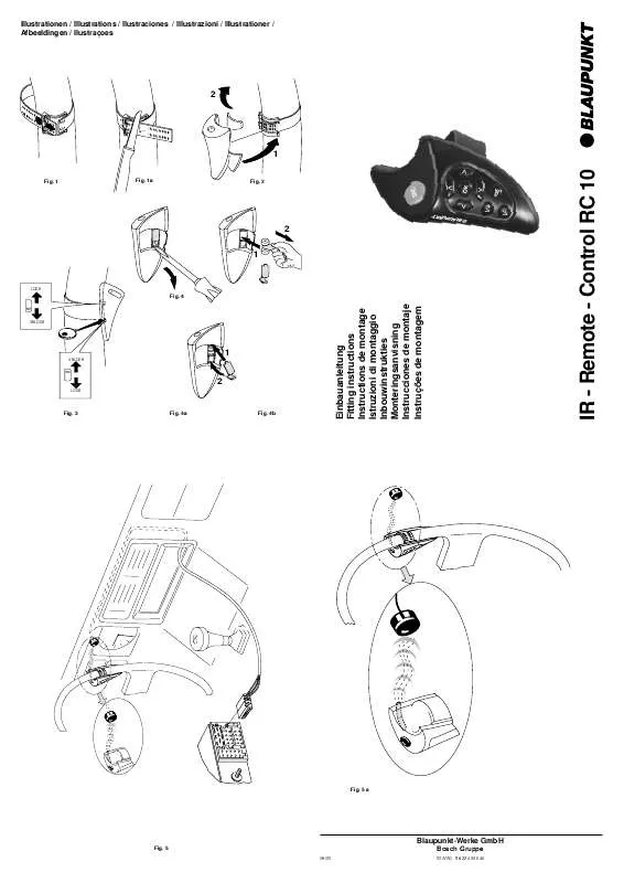 Mode d'emploi BLAUPUNKT RC-10