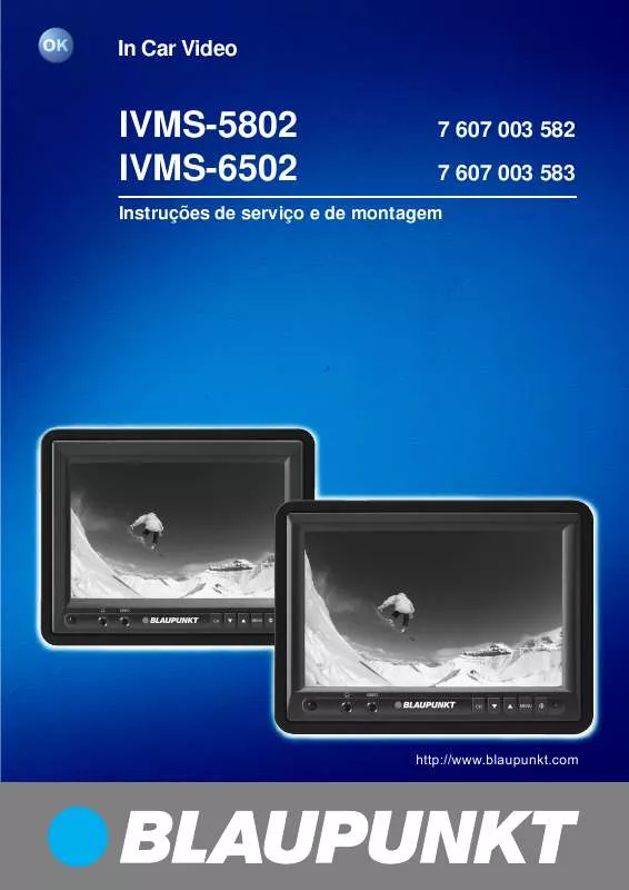 Mode d'emploi BLAUPUNKT IVMS-5802