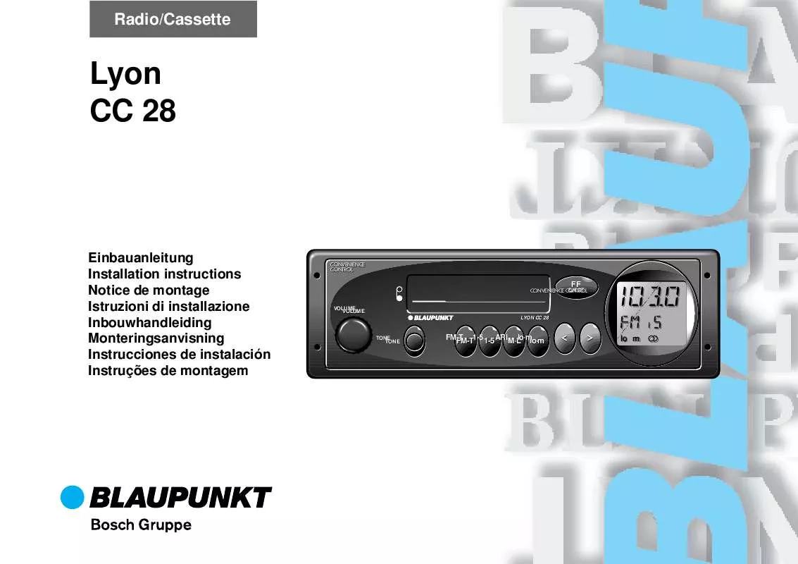 Mode d'emploi BLAUPUNKT LYON CC 28