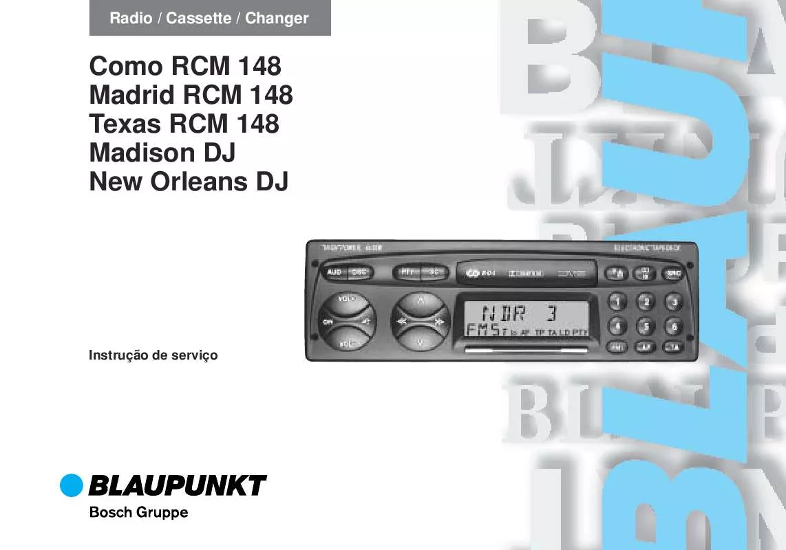 Mode d'emploi BLAUPUNKT MADRID RCM 148