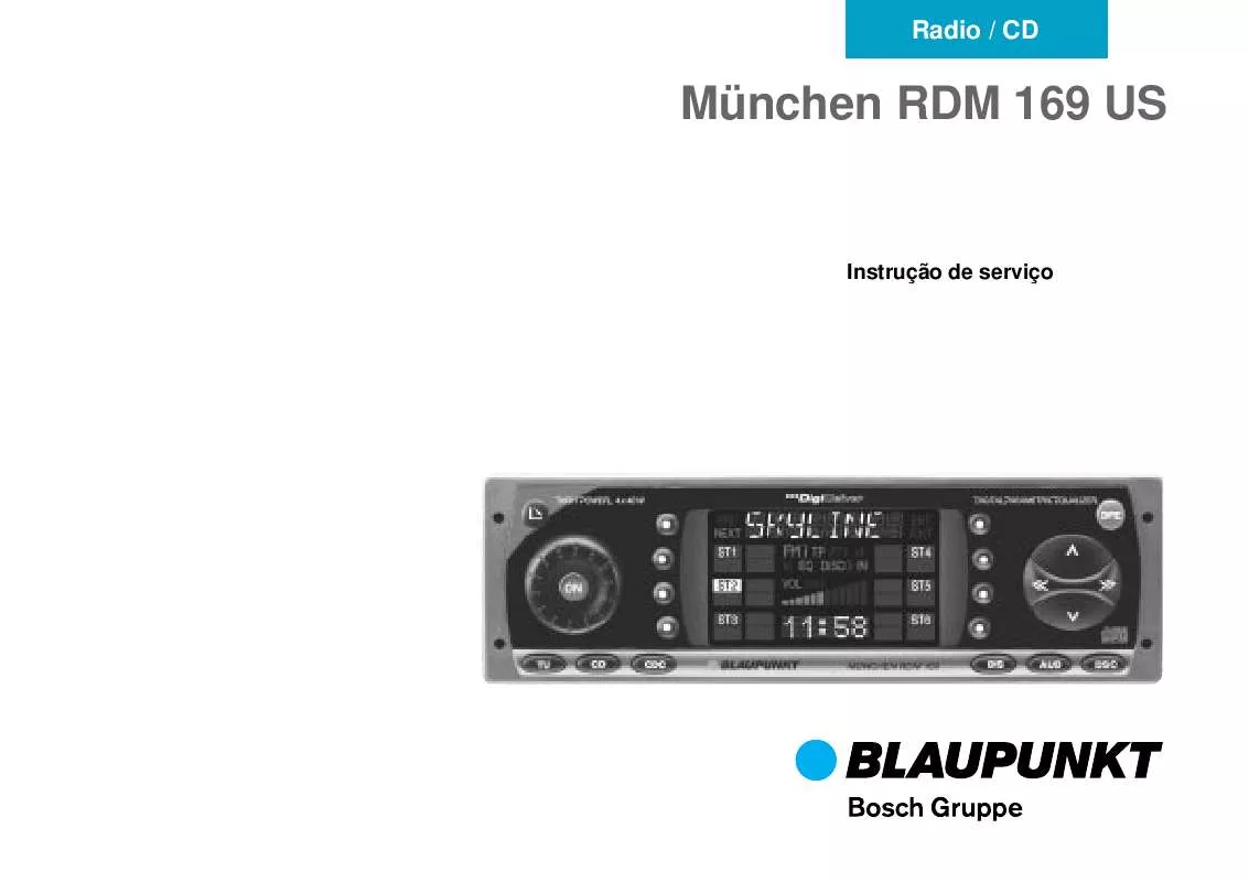 Mode d'emploi BLAUPUNKT MUNCHEN RDM 169