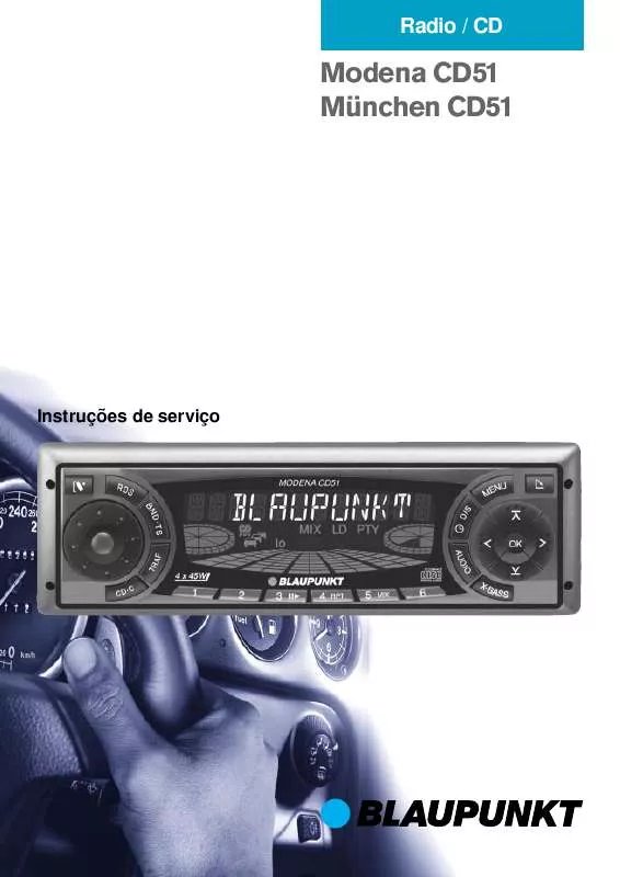 Mode d'emploi BLAUPUNKT MUNCHEN CD 51