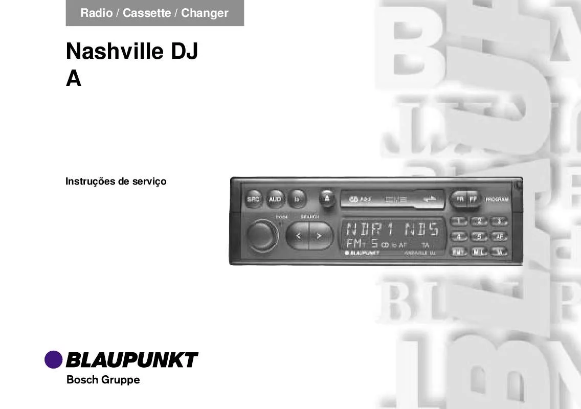 Mode d'emploi BLAUPUNKT NASHVILLE DJ