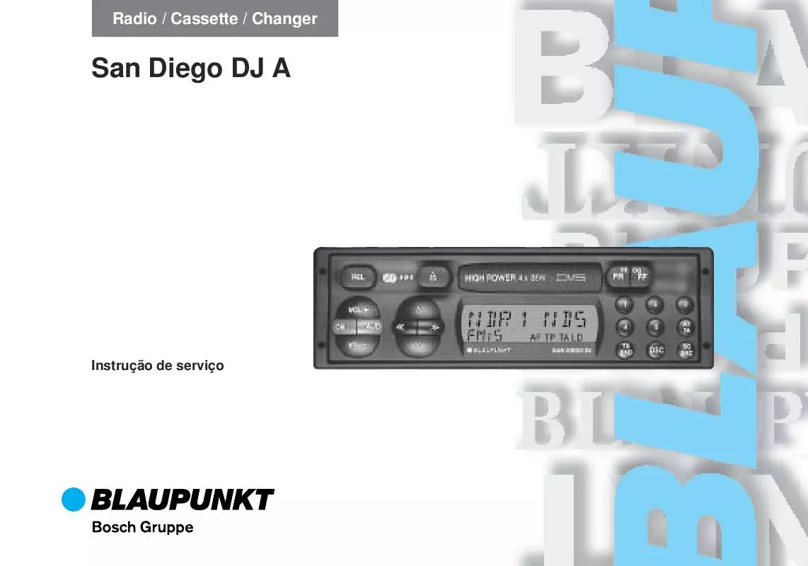 Mode d'emploi BLAUPUNKT SAN DIEGO AUSLAND AG