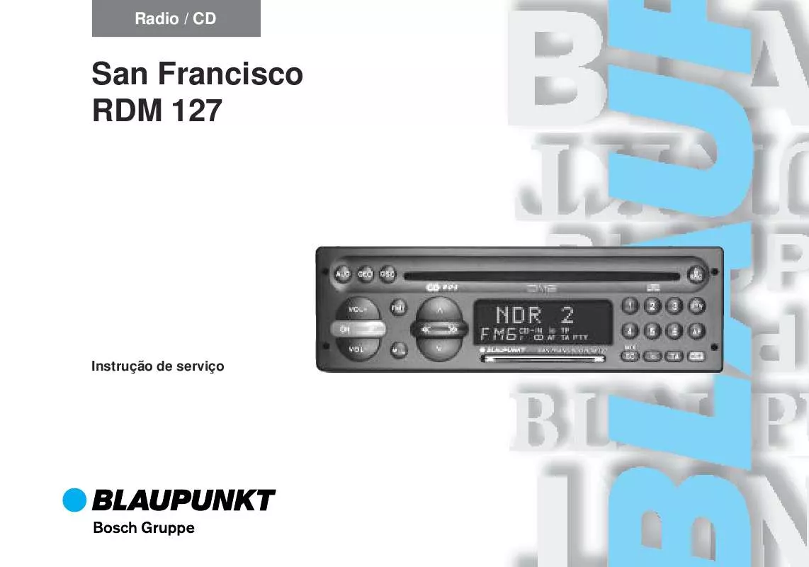 Mode d'emploi BLAUPUNKT SAN FRANCISCO RDM 127