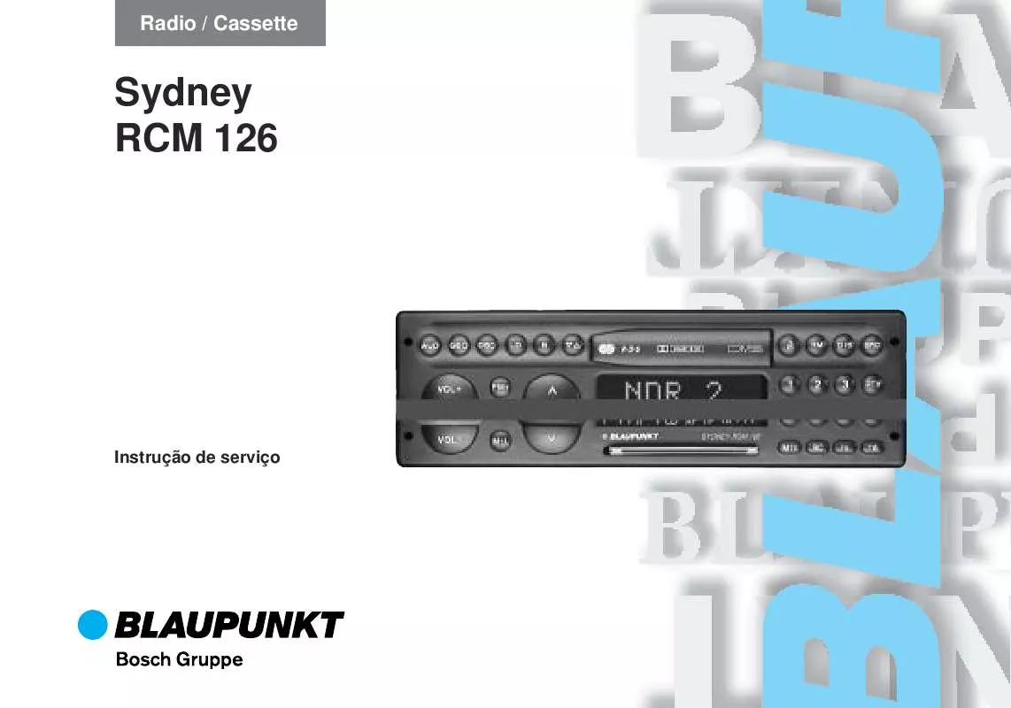 Mode d'emploi BLAUPUNKT SYDNEY RCM 126