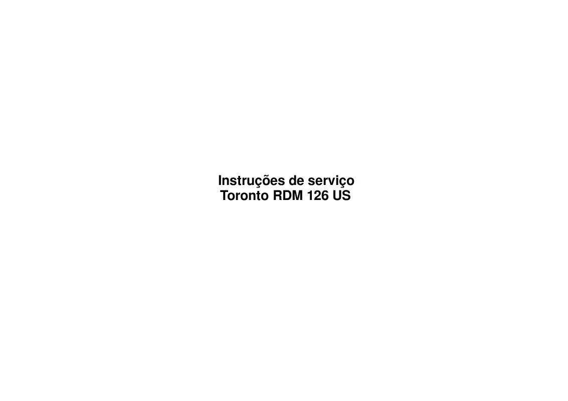 Mode d'emploi BLAUPUNKT TORONTO RDM 126