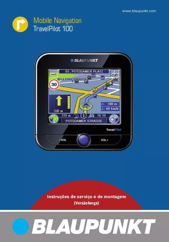 Mode d'emploi BLAUPUNKT TRAVELPILOT 100