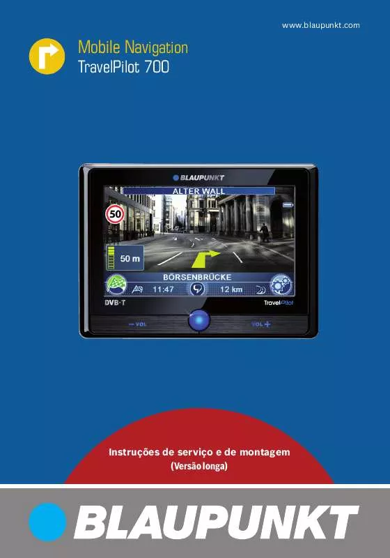 Mode d'emploi BLAUPUNKT TRAVELPILOT 700