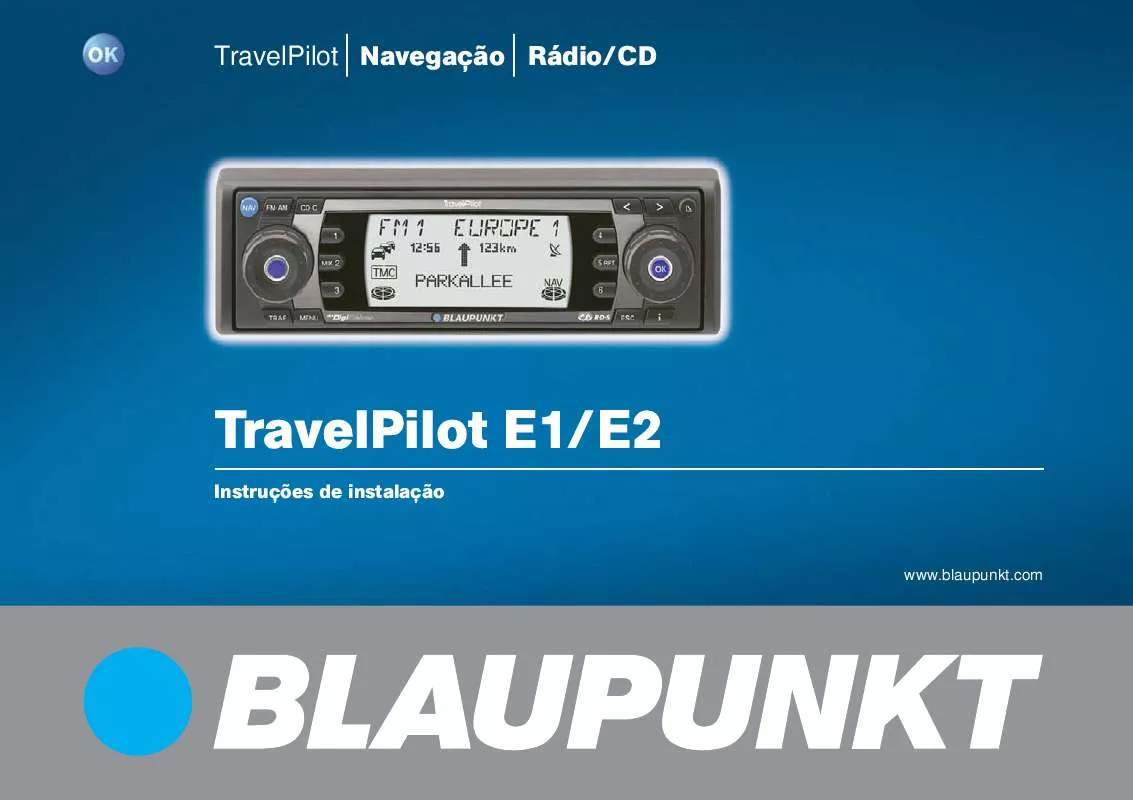 Mode d'emploi BLAUPUNKT TRAVEL PILOT E1 WEISS GG