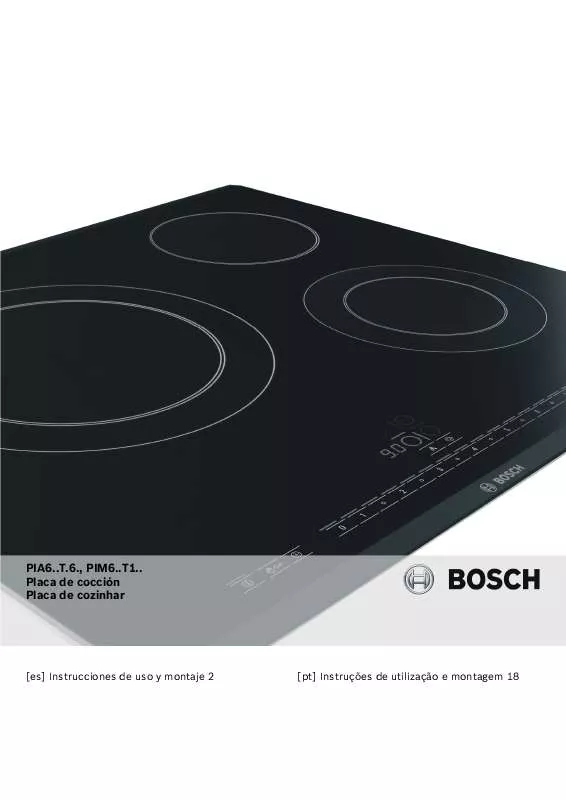 Mode d'emploi BOSCH PIM611T16E/02