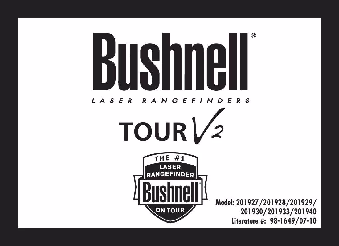 Mode d'emploi BUSHNELL 201933