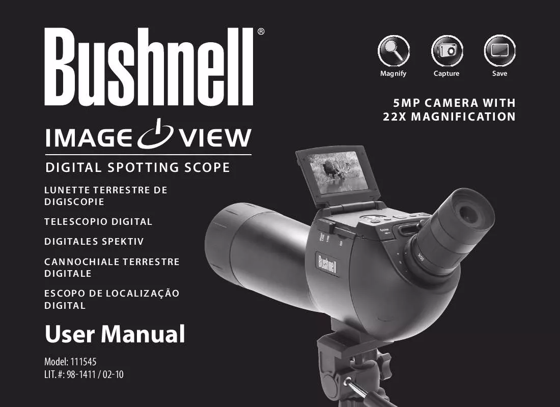 Mode d'emploi BUSHNELL IMAGEVIEW