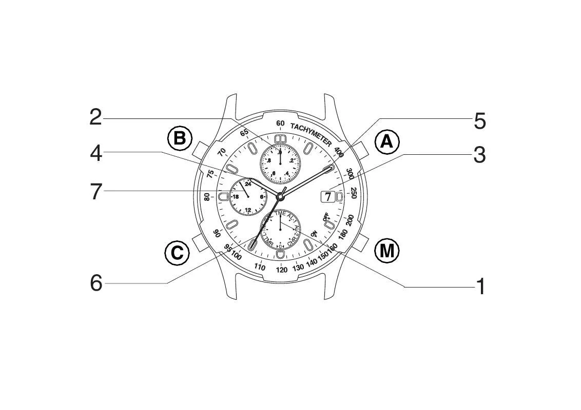 Mode d'emploi CITIZEN WATCH 6870