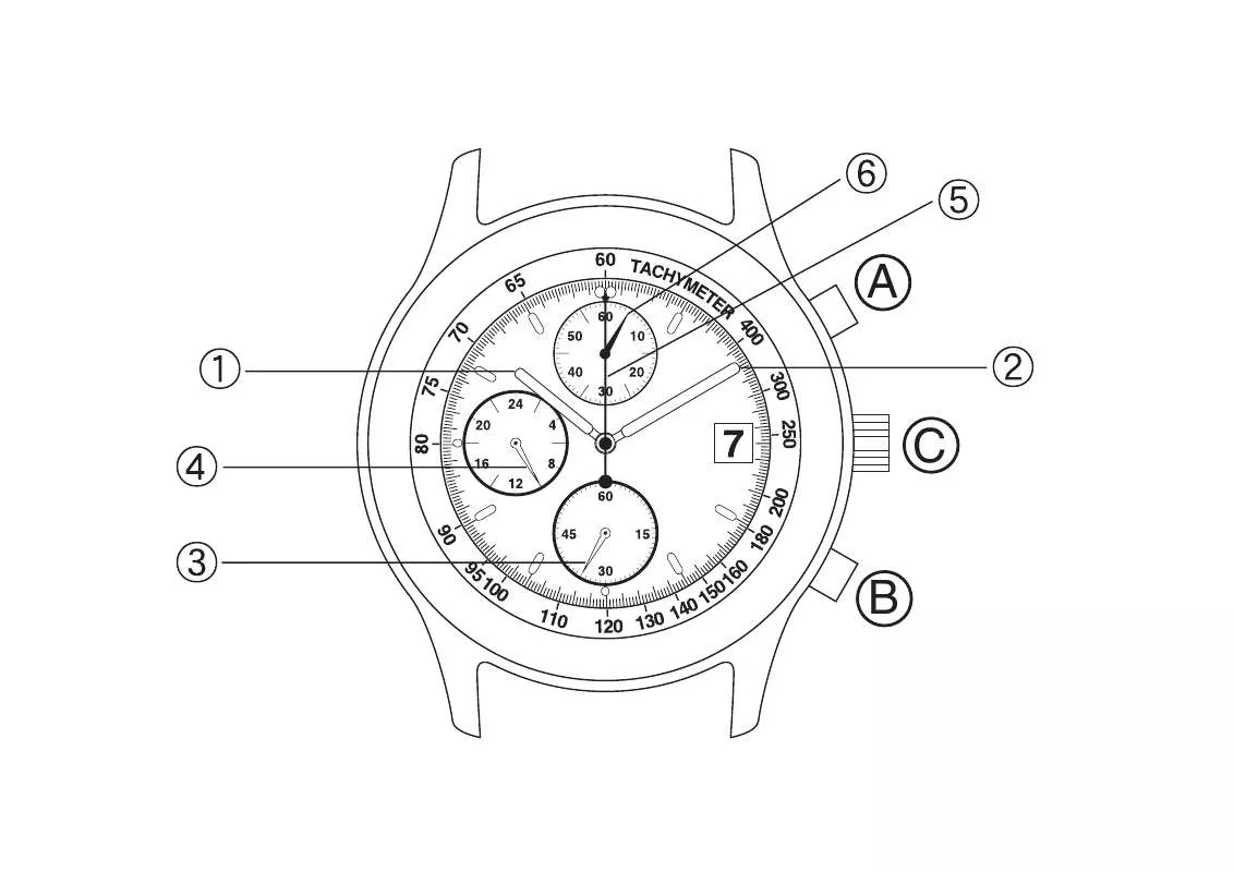 Mode d'emploi CITIZEN WATCH B51