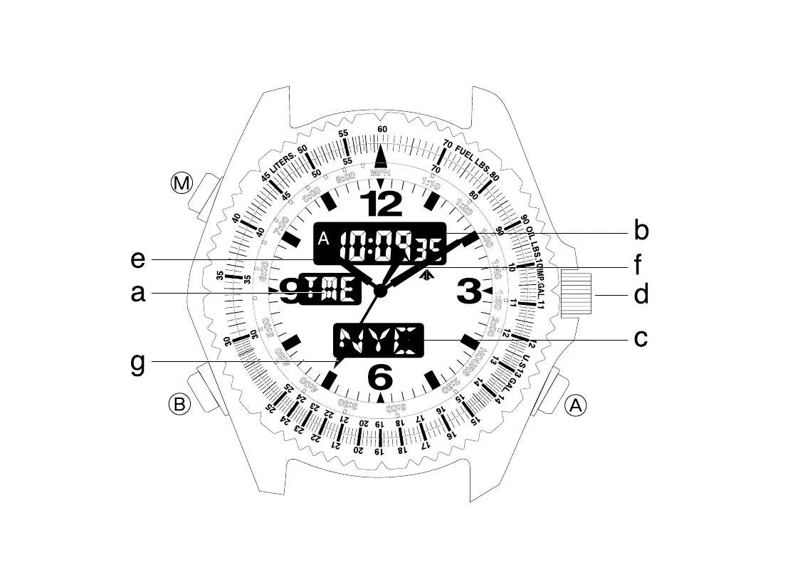 Mode d'emploi CITIZEN WATCH C46