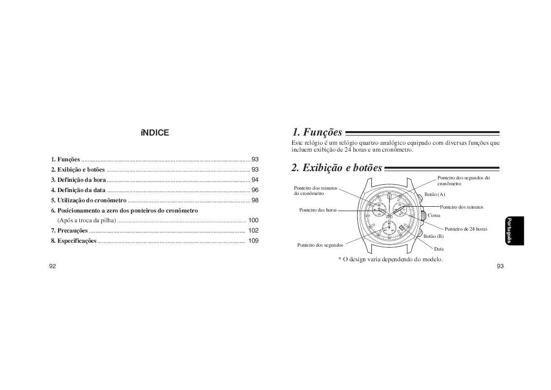 Mode d'emploi CITIZEN WATCH F50