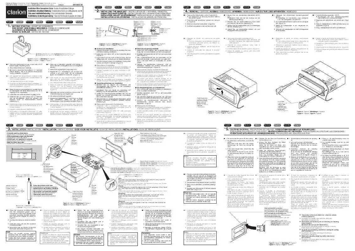 Mode d'emploi CLARION DXZ378RMP