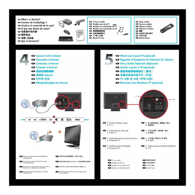 Mode d'emploi COMPAQ ALL-IN-ONE 200-5090D