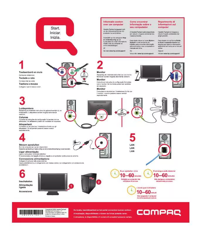 Mode d'emploi COMPAQ CQ2100BE