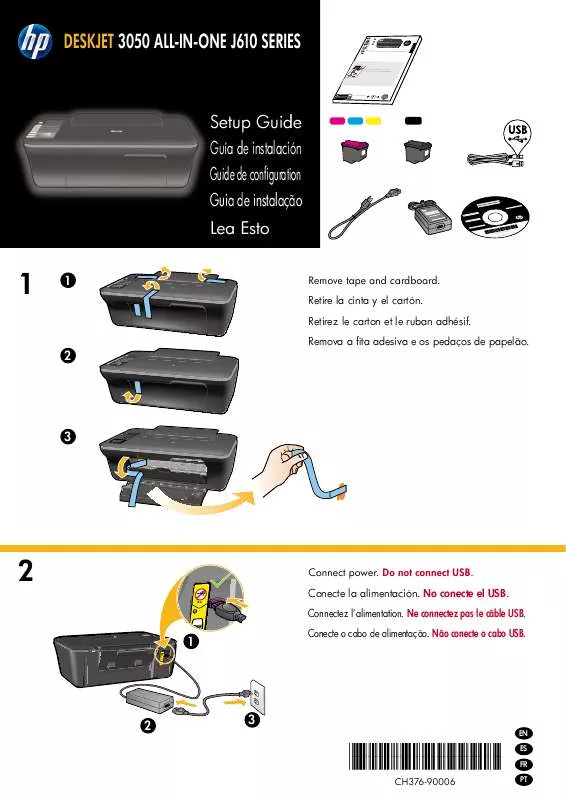 Mode d'emploi COMPAQ DESKJET 3050