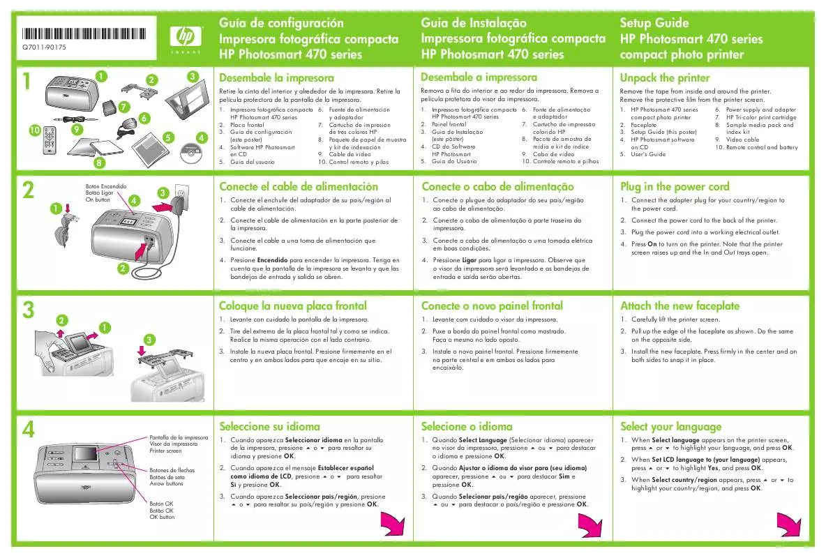 Mode d'emploi COMPAQ PHOTOSMART 470