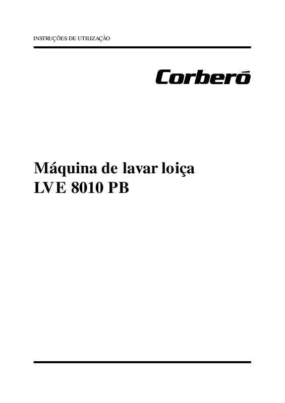 Mode d'emploi CORBERO LVE8010PB