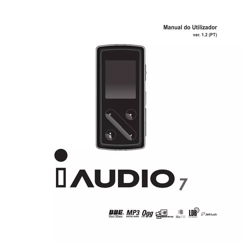 Mode d'emploi COWON IAUDIO I7