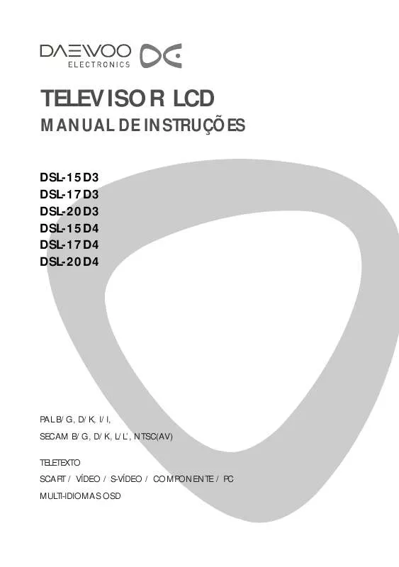 Mode d'emploi DAEWOO DSL-20D4