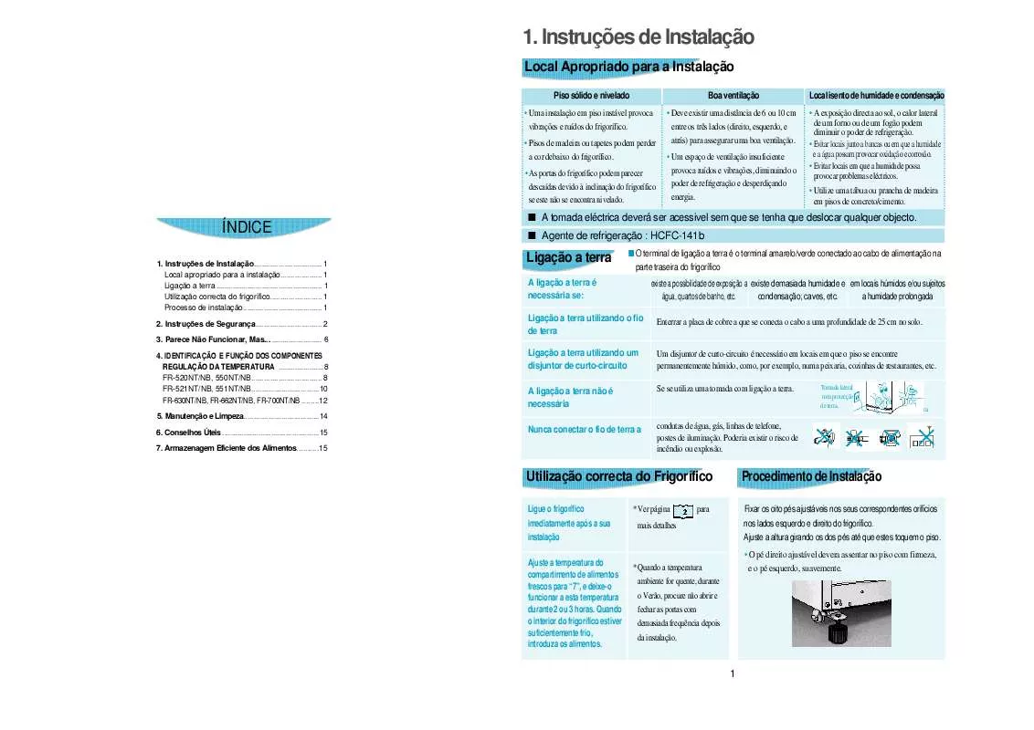 Mode d'emploi DAEWOO FR-521NT