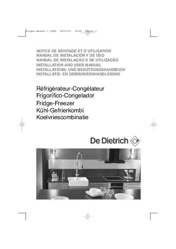 Mode d'emploi DE DIETRICH DKP827X