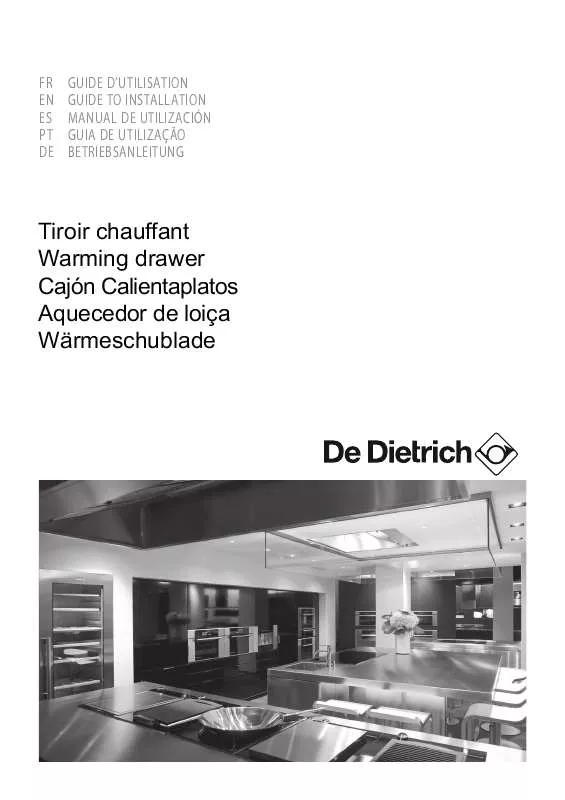 Mode d'emploi DE DIETRICH DWD1114B