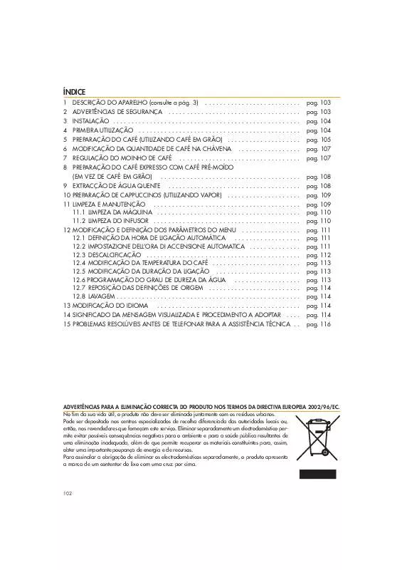 Mode d'emploi DELONGHI ECA 13400